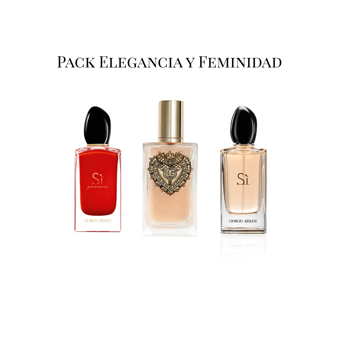 Pack Mujer Elegancia & Feminidad – Decants Originales