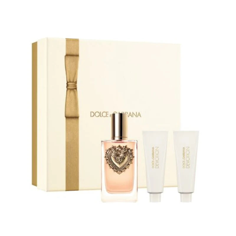 Set Perfume Devotion EDP 100 ml + SG 50 ml + Body Lotion 50 ml Mujer