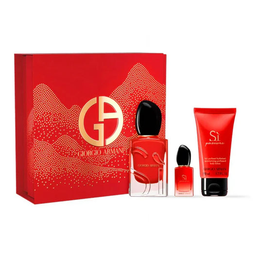 Set Giorgio Armani Si Passione EDP 50ml + 7ml + Body Lotion 50ml