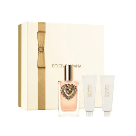Set Perfume Devotion EDP 100 ml + SG 50 ml + Body Lotion 50 ml Mujer